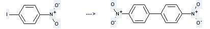 1-Iodo-4-nitrobenzene can produce 4,4'-dinitro-biphenyl.